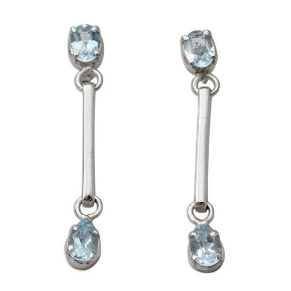 Alternate image for Topaz dangle earrings Blue Junction
