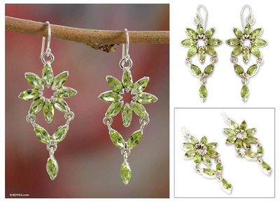 Alternate image for Fair Trade Peridot Earrings Starlight
