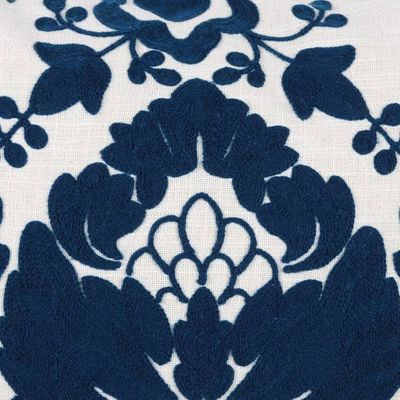Alternate image for Midnight and Alabaster Cotton Cushion Covers Pair Midnight Glory