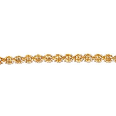 Alternate image for Citrine and Sterling Silver Tennis Bracelet from India Shimmering Sun