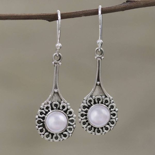 Alternate image for Cultured Pearl Earrings in Sterling Silver Settings Inner Radiance