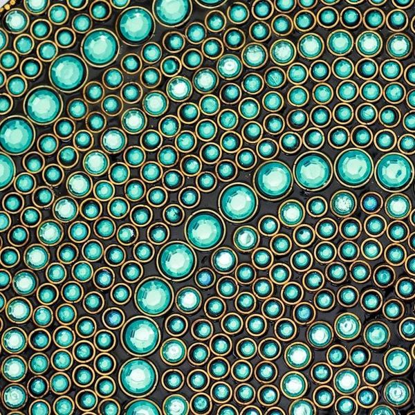 Alternate image for Bejeweled vanity tray Aqua Glitz