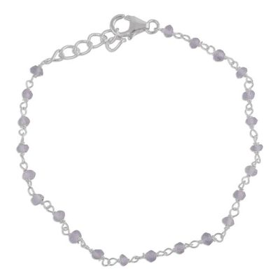Alternate image for Handmade Adjustable Labradorite Link Bracelet from India Beautiful Saga