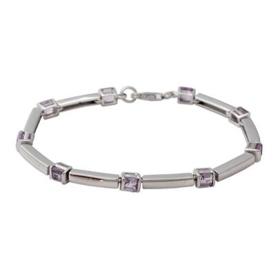 Alternate image for Amethyst tennis bracelet Current