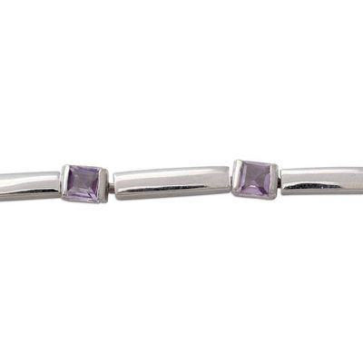 Alternate image for Amethyst tennis bracelet Current