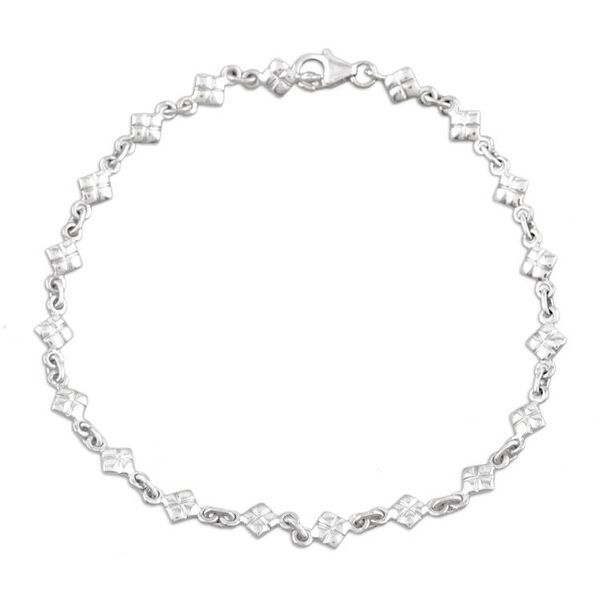 Alternate image for India Sterling Silver Ankle Jewelry In Diamonds