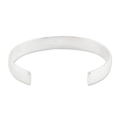 Alternate image for Sterling Silver Chakra Cuff Bracelet Chakra Charm