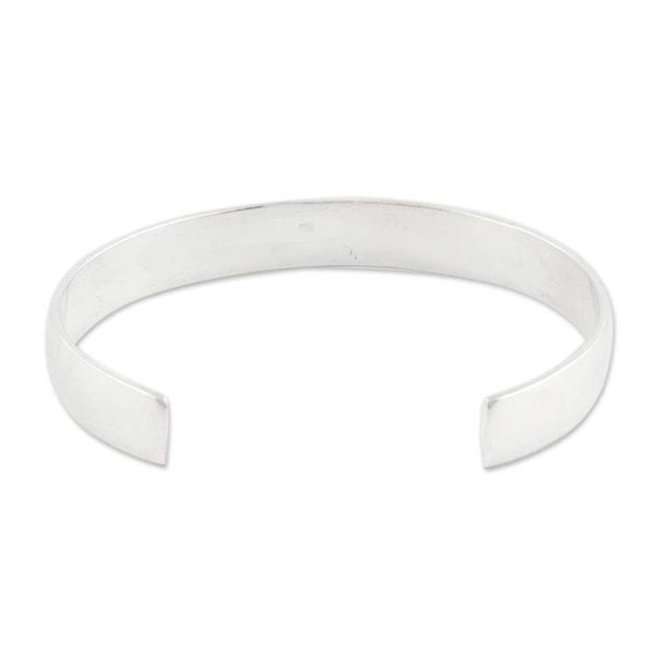 Alternate image for Sterling Silver Chakra Cuff Bracelet Chakra Charm