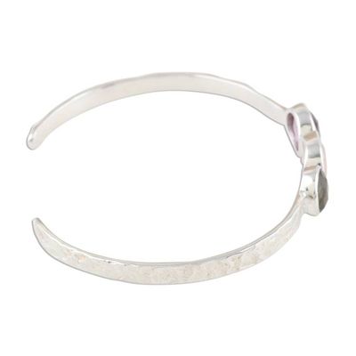 Alternate image for Multi-Gemstone Cuff Bracelet with Labradorite Captivating Trio