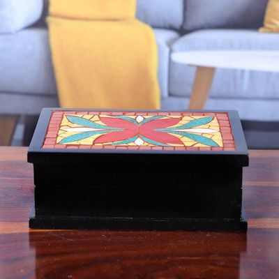 Alternate image for Mosaic decorative box Poinsettia