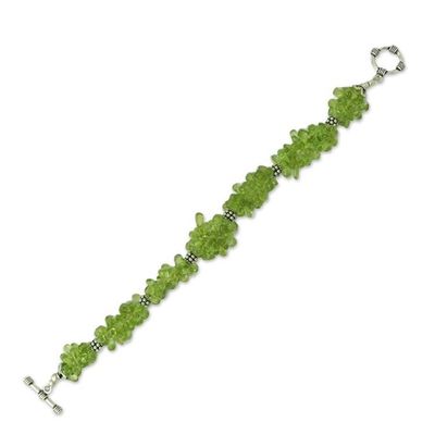 Alternate image for Peridot beaded bracelet Song of Summer