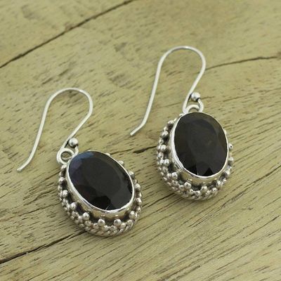 Alternate image for Smoky Quartz Earrings Sterling Silver Jewelry Dazzle
