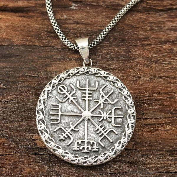 Alternate image for Mens Sterling Silver Helm of Awe Necklace from India Shivas Helm of Awe