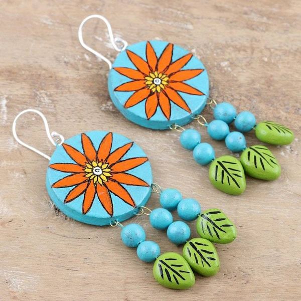 Alternate image for Oven-Fired Ceramic Dangle Earrings Dream Away