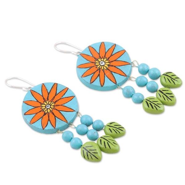 Alternate image for Oven-Fired Ceramic Dangle Earrings Dream Away