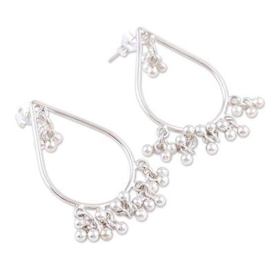 Alternate image for Artisan Crafted Sterling Silver Dangle Earrings Speak to Me