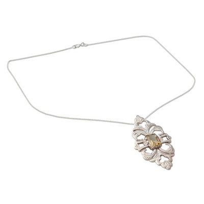 Alternate image for Citrine pendant necklace Sunshine