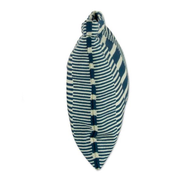 Alternate image for Cotton Toiletry Case and Travel Pouch with Blue Stripes Blue and Lovely Basics