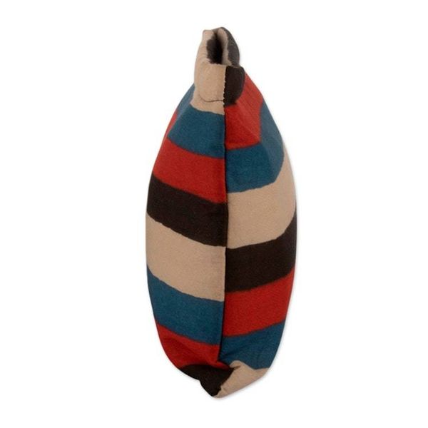 Alternate image for Hand-Block Printed Striped Cotton Toiletry Case Travel Pouch Chic Basics
