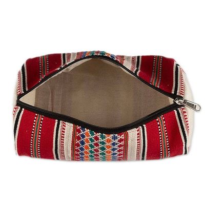 Alternate image for Handwoven Assorted Palette Cotton Cosmetic Case from India Adventures of India