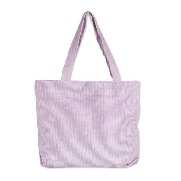 Alternate image for Versatile 100 Cotton Corduroy Tote Bag in Wisteria Purple Wisteria Sister