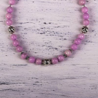 Alternate image for Hand Crafted Aventurine Beaded Necklace from India Bonbon Burst