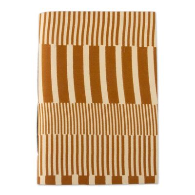 Alternate image for 80-Page Block-Printed Cotton Journal in Yellow and Ivory Yellow Jolly
