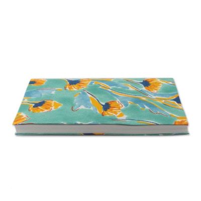 Alternate image for Floral-Patterned 100 Cotton Journal with 80 Paper Pages Summer Tales