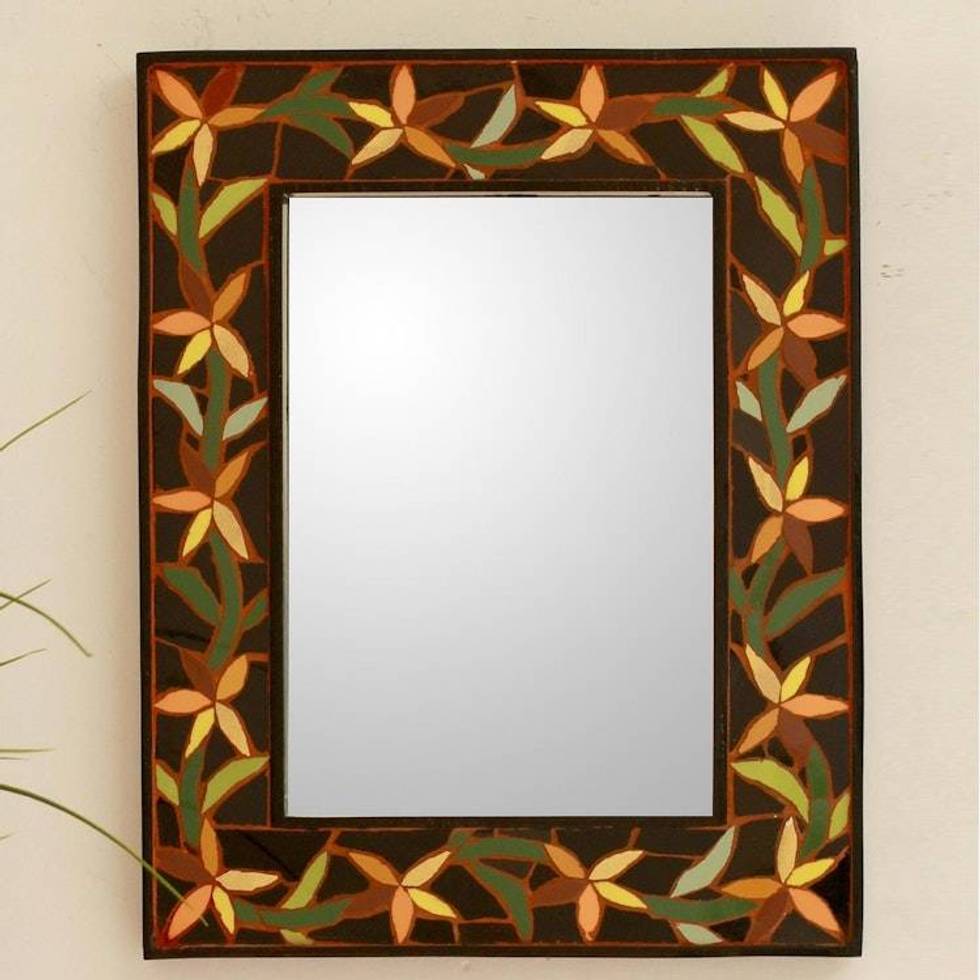 Mirror 'Daffodil Garland'