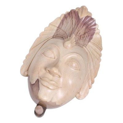 Alternate image for Hand Crafted Hibiscus Wood Box Gelungan Agung
