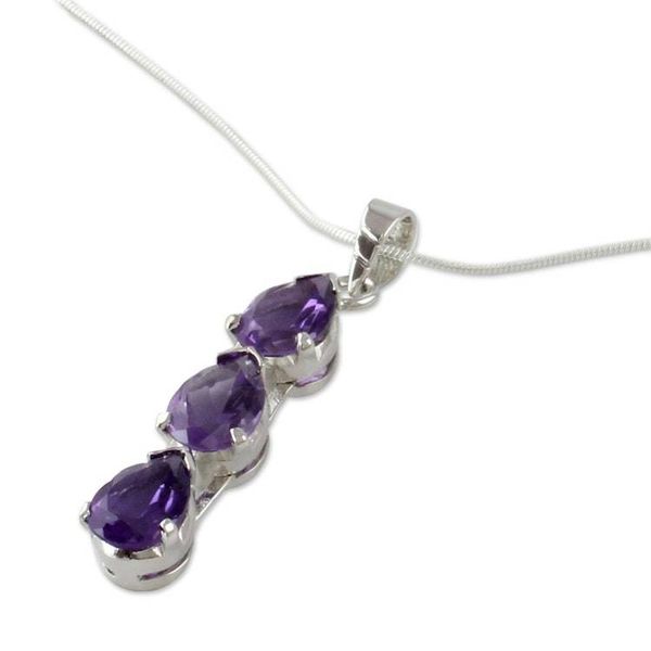 Alternate image for Amethyst Y-necklace Violets