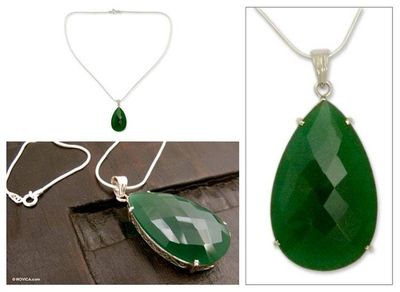 Primary image for Sterling silver pendant necklace Evergreen
