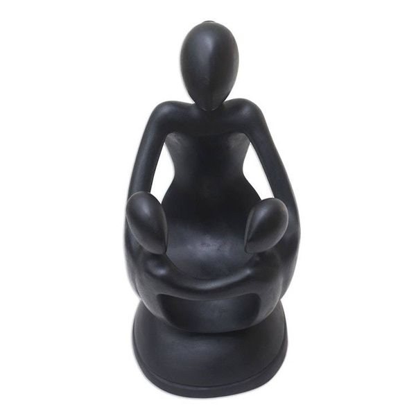 Alternate image for Wood wine bottle holder Her Two Children