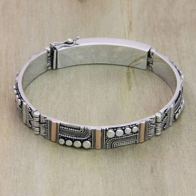 Primary image for Gold Accent and Sterling Silver Bracelet Graceful Spell Deluxe