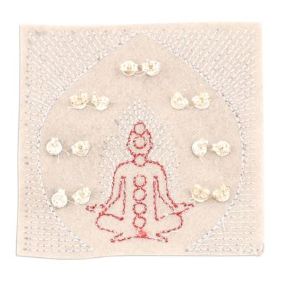 Alternate image for Set of 7 Traditional Sterling Silver Stud Earrings Traditional Chakras