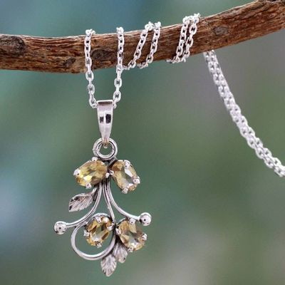 Alternate image for India Citrine Pendant Necklace Sonnet
