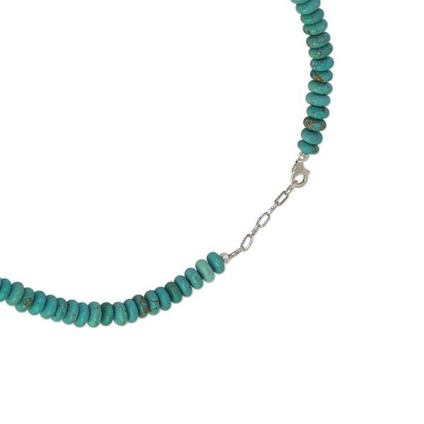 Alternate image for Citrine and Composite Turquoise Heart Pendant Necklace Heartfelt Bloom