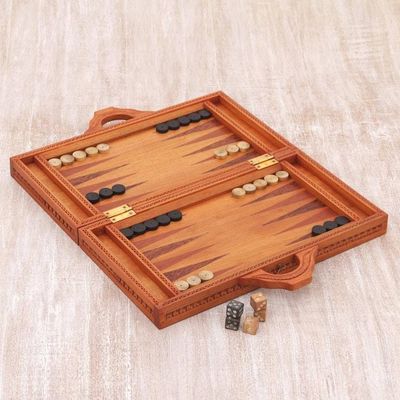 Primary image for Hand Carved Balinese Romance Backgammon Set Mythic Lovers