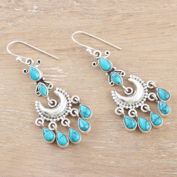 Alternate image for Artisan Crafted Sterling Silver Dangle Earrings Over and Above