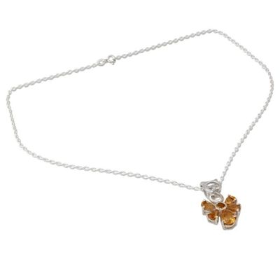 Alternate image for Citrine pendant necklace Golden Blessings