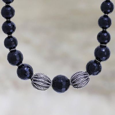 Alternate image for Onyx strand necklace Grace