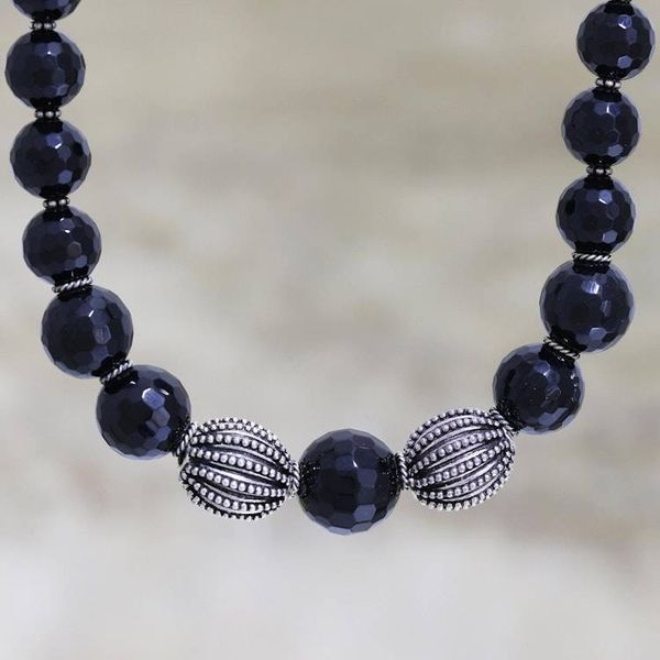Alternate image for Onyx strand necklace Grace