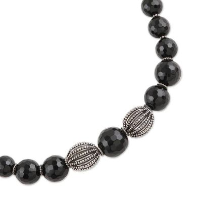 Alternate image for Onyx strand necklace Grace