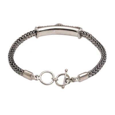 Alternate image for Gold Accent 925 Silver Peridot Pendant Bracelet from Bali Center of Hope