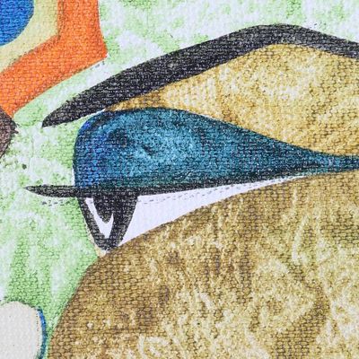 Alternate image for Indian Acrylic Painting with Bird Motif Emotion