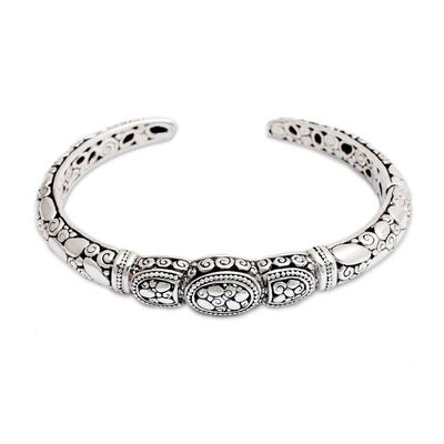 Alternate image for Sterling Silver Cuff Bracelet from Bali Tulamben Coral