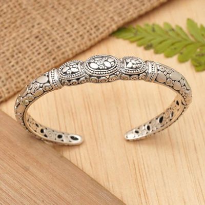 Alternate image for Sterling Silver Cuff Bracelet from Bali Tulamben Coral