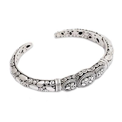 Alternate image for Sterling Silver Cuff Bracelet from Bali Tulamben Coral