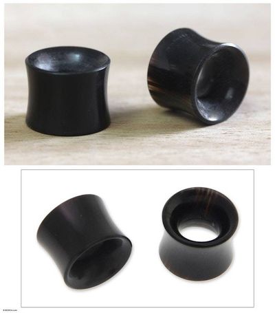Primary image for Horn ear plugs Tubular Black Halo