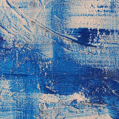 Alternate image for Acrylic on Canvas Abstract Painting of The Mediterranean Sea Mediterranean Sea